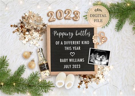 new year's eve pregnancy announcement